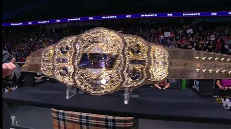 MJF DEBUTS THE AEW BIG BURBERRY BELT 